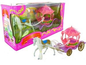 Caleașcă cu Cal Jucărie "Fantasy Wagon"