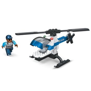 MEGA BLOKS - SUV DE PATRULĂ DE POMPIERI ȘI ELICOPTER DE POLIȚIE (2 buc.)