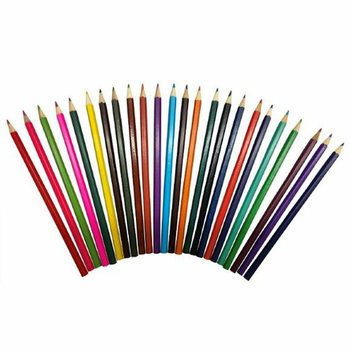 Set mare de creioane colorate 24 piese (12 buc.)