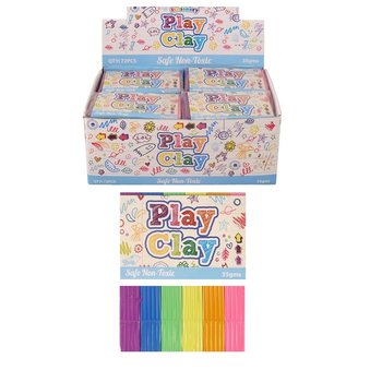 Plastilină 6 culori (35g) - În display (72 buc.)