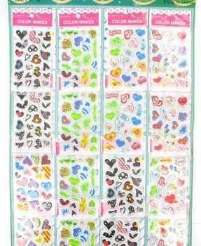 STICKERE INIMIOARE PE CARD (16 buc.)