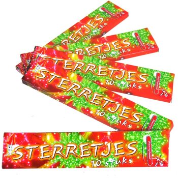 ARTIFICII DE M&Acirc;NĂ 16 CM - 8 PACHETE A C&Acirc;TE 10 BUC.