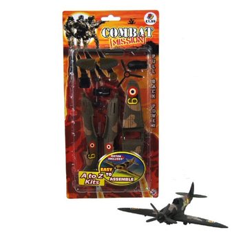 Kit de Construcție Avion cu Fricțiune (6 buc.)