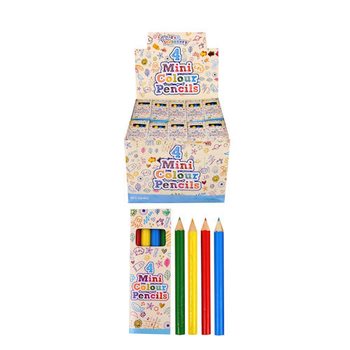 SET 4 CREIOANE COLORATE MICI ÎN CUTIE ÎN DISPLAY (120 buc.)
