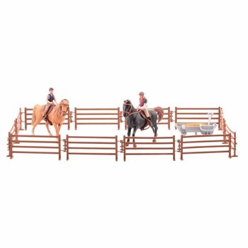 MY LOVELY HORSE - XL - Set 2x Cal de Jucărie cu Grajd Mare - &Icirc;n Cutie Cadou (1 buc.)