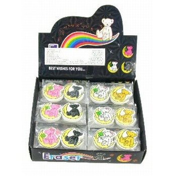 GUME DE ȘTERS URSULEȚ PE LUNĂ (30 pac. a câte 2 buc.)