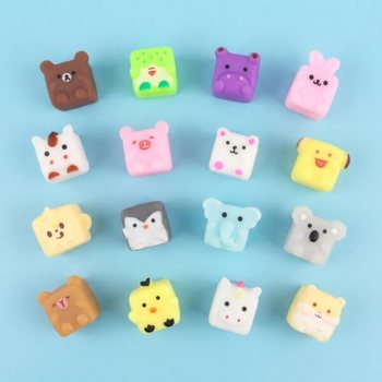 SQUISHY PENTRU TOMBOLĂ - CUBE ANIMALS - &Icirc;N DISPLAY (96 buc.)