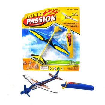 Avion de Jucărie Lansator pe Card (12 buc.)