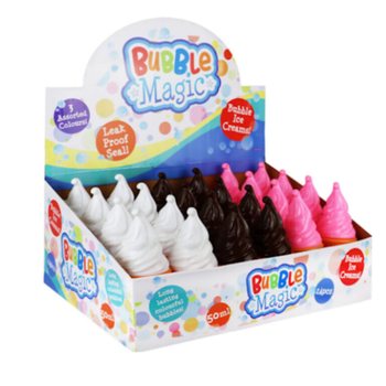 BALOANE DE SĂPUN MARI &Icirc;N FORMĂ DE &Icirc;NGHEȚATĂ 50ML &Icirc;N DISPLAY (24 buc.)
