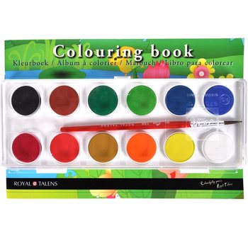 Carte de Colorat ROYAL TALENS cu 12 Culori Aquarelă (30 buc.)