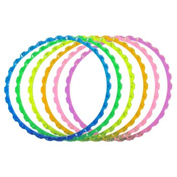6 Brățări Striate în Culori Vii (Set 6 buc.)