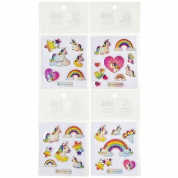 AUTOCOLANTE CU SCLIPICI - UNICORN (100 bucăți)