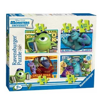 SET PUZZLE 4-ÎN-1 DISNEY PIXAR MONSTERS UNIVERSITY (6 buc.)