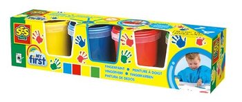 SES My First - Culori pentru Pictat cu Degetele 4 Culori (1 buc.)