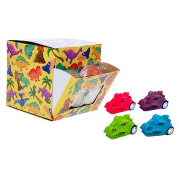 Cap de Dinozaur Pull Back în Display (50 buc.)