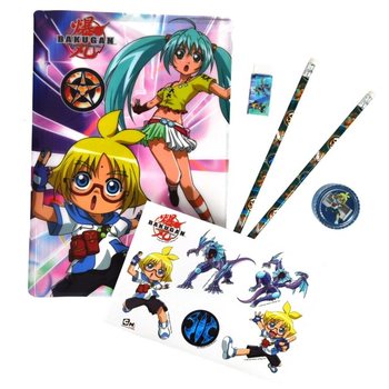 SET CADOU ȘCOLAR BAKUGAN &Icirc;N DISPLAY (12 buc.)