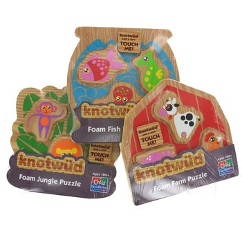 Puzzle din spumă cu animale pentru copii (8 buc.)