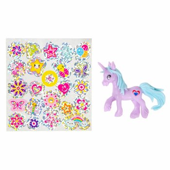 UNICORN DE BUZUNAR - UNICORN + AUTOCOLANTE &Icirc;N PUNGĂ CADOU - &Icirc;N DISPLAY (24 buc.)
