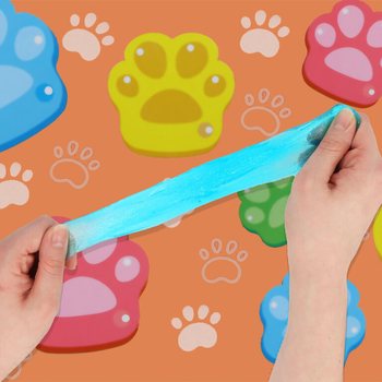 Slime Lăbuță de C&acirc;ine - Putty &icirc;n formă de lăbuță (24 buc)