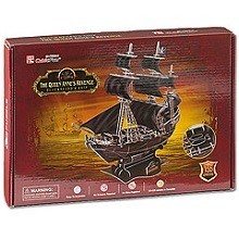 Puzzle 3D - Corabia de pirați Queen Anne's Revenge