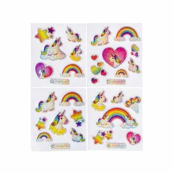 AUTOCOLANTE CU SCLIPICI - UNICORN (100 bucăți)