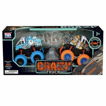 Set 2 Monstertrucks Dinozauri cu Fricțiune &icirc;n Cutie de Cadou - Mix Culori