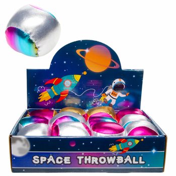 MINGE DIN PLUȘ METALIZAT PENTRU ARUNCAT - SPACE (12 buc.)