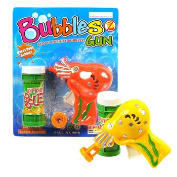Pistol de făcut baloane de săpun pe carton (6 buc.)