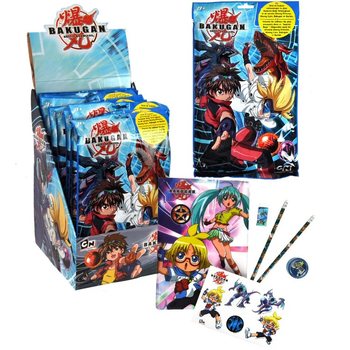 SET CADOU ȘCOLAR BAKUGAN ÎN DISPLAY (12 buc.)