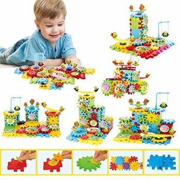 BLOCURI MOTORIZATE FUNNY BRICKS (2 buc.)