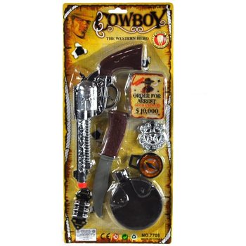 SET DE COWBOY PE CARTON - MODEL 4 (6 buc.)