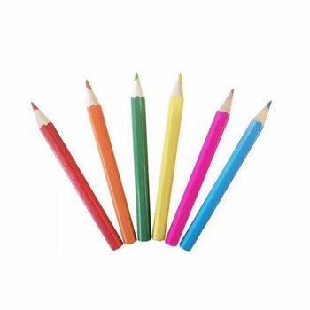 Set creioane colorate Smiley (6 piese) - Display 24 bucăți
