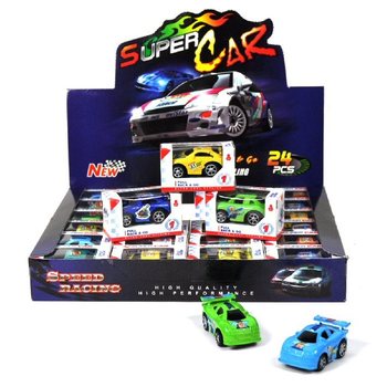 Mini Mașinuțe cu Fricțiune în Display (24 buc.)