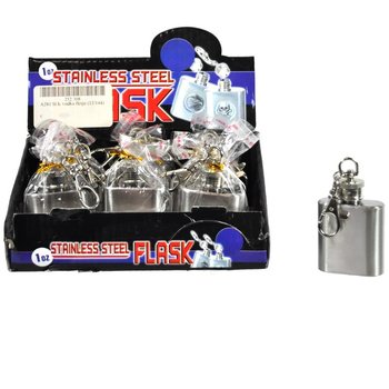 Breloc cu Sticluță din Inox (12 buc.)