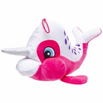 Narval de Pluș cu Corn - 23 cm - Culori Mixte (12 buc.)