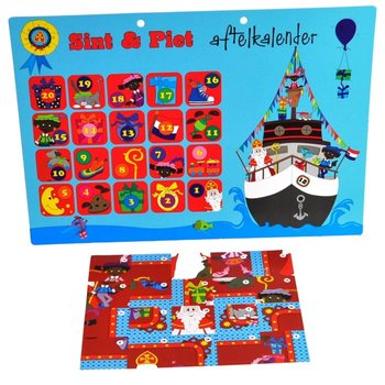 Calendar numărătoare inversă Sinterklaas și Piet - Model 2 (9 buc.)