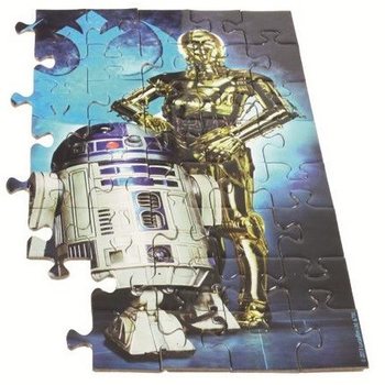 PUZZLE STAR WARS &Icirc;N BLINDBAG 22 X 14 CM (8 buc.)