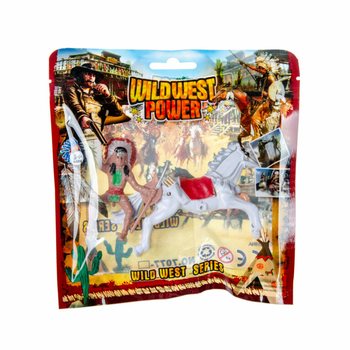 Set mix figurine cowboy și indian pe cal (12 buc.)