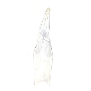 Pungă de Ambalare Transparentă de Lux cu Fund Plat și M&acirc;ner Robust 18,5x18cm (25 buc)