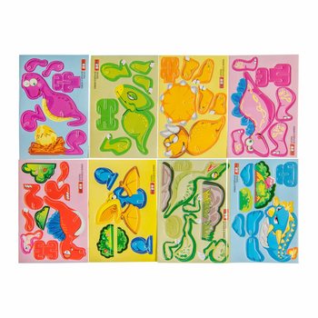 Puzzle-uri 3D Dinozauri (48 buc.)