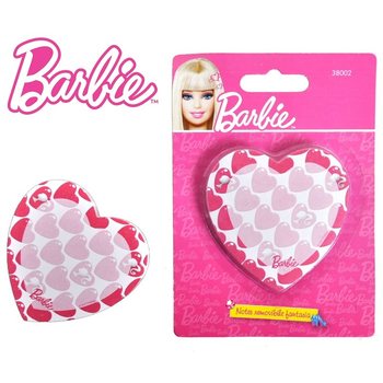 BLOCNOTES BARBIE ÎN FORMĂ DE INIMĂ PE CARTON (6 buc.)