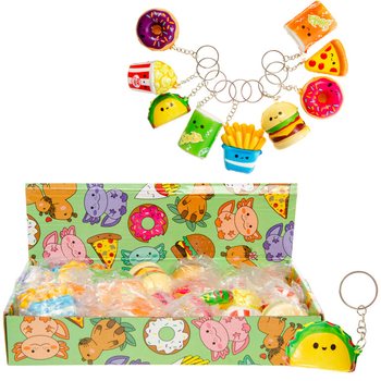 BRELOCURI SQUISHY FASTFOOD &Icirc;N DISPLAY (24 buc.)