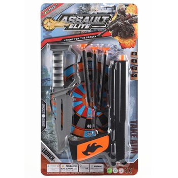 ASSAULT ELITE - Pistol cu Săgeți cu Ventuză și Cuțit (6 buc.)