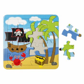 Mix Puzzle Pirați - 14 x 14 cm (50 Bucăți)