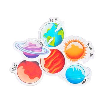 GUME DE ȘTERS PLANETE - &Icirc;N DISPLAY (24 buc.)