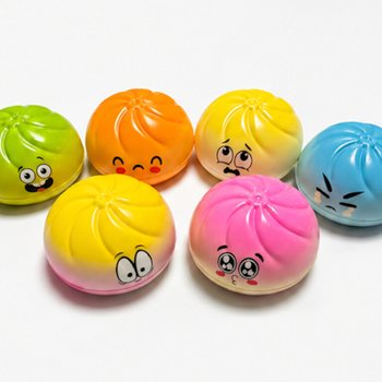 RAGE - Găluște Squishy MARI (Dim. 9 x 9 x 4 Cm) - Viral 2026 Fidget Toy - CU HEADER CARD (24 buc.)