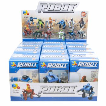 Cărămizi de Construcție Roboți (12 bucăți &icirc;n Display)