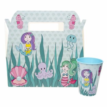 Cutie Meniu Copii Sirena - 22,5 x 12 x 9,5 cm (24 buc.)