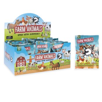 Pungă Surpriză / Blind Bag - Temă: Animale de la Fermă &eacute;n Display (60 buc.)