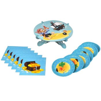Set de Tort Prințese și Pirați, 13 Piese (4 buc.)